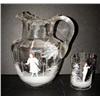 Image 1 : MARY GREGORY GLASSWARE