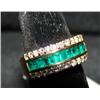 Image 1 : 14KT GOLD EMERALD RING
