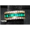 Image 2 : 14KT GOLD EMERALD RING