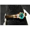 Image 1 : 14KT GOLD EMERALD RING