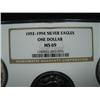 Image 2 : 1992-1994 SILVER EAGLE COINS