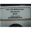Image 3 : 1995-1997 SILVER EAGLE COINS