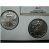 Image 2 : 1998-2000 SILVER EAGLE COINS