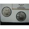 Image 2 : 2001-2003 SILVER EAGLE COINS