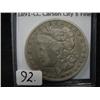 Image 1 : 1891-CC MORGAN SILVER DOLLAR