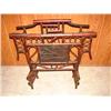 Image 1 : FOLK ART BAMBOO FIREPLACE SCREEN