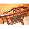 Image 2 : FOLK ART BAMBOO FIREPLACE SCREEN