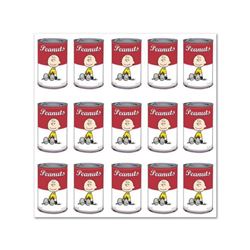 Peanuts, "Peanuts Can" Hand Numbered Canvas (40"x40") Limited Edition Fine Art Print with Certificat