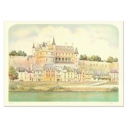 Rolf Rafflewski,  Chateau  Limited Edition Lithograph, Numbered and Hand Signed.