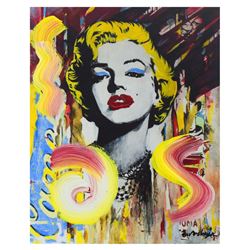 Nastya Rovenskaya- Mixed Media  Marilyn Monroe II 