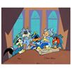 Image 1 : Chuck Jones (1912-2002), "Ducklaration of Independence" Limited Edition Animation Cel with Hand Pain