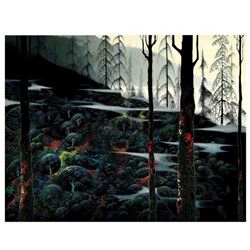 Eyvind Earle (1916-2000), "Dawns First Light" Limited Edition Serigraph on Paper; Numbered & Hand Si