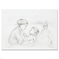 "Playful Mother and Baby" Limited Edition Lithograph by Edna Hibel (1917-2014), Numbered and Hand Si