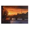 Image 1 : Howard Behrens (1933-2014), "Twilight On The Seine II" Limited Edition on Canvas, Numbered and Signe