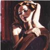 Image 2 : Fabian Perez, "Laura" Hand Textured Limited Edition Giclee on Board. Hand Signed and Numbered.