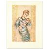 Image 1 : "Fair Alice and Baby" Limited Edition Lithograph by Edna Hibel (1917-2014), Numbered and Hand Signed