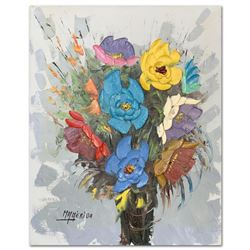 Manuel Munoz Merida (1920-2010), Original Oil Painting on Canvas, Hand Signed with Letter of Authent
