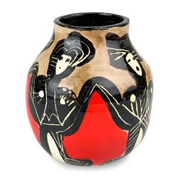 Jenik Cook, Hand Made Ceramic Decorative Sculpture, Hand Signed with Letter of Authenticity.