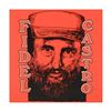 Image 1 : Steve Kaufman (1960-2010), "Fidel Castro" Limited Edition Hand Pulled Silkscreen on Canvas, Numbered