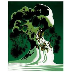 Eyvind Earle (1916-2000), "Snow Covered Bonsai" Limited Edition Serigraph on Paper; Numbered & Hand 