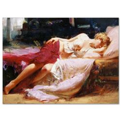 Pino (1939-2010), "Dreaming in Color" Artist Embellished Limited Edition on Canvas (38" x 28"), AP N