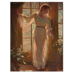 Dan Gerhartz, "Winter Garden" Limited Edition on Canvas, Numbered and Hand Signed with Letter of Aut