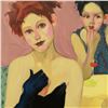 Image 2 : Linda Kyser Smith, "Evening Out" Limited Edition Serigraph on Matt-Board, Numbered and Hand Signed w