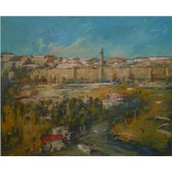 Israel paintings: Wailing Wall