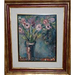 Israel israeli: Flowers Painting