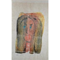 Women face portrait 1974