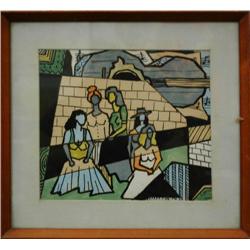 Israel paintings: Farm House