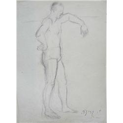 Model Man in bathing suit