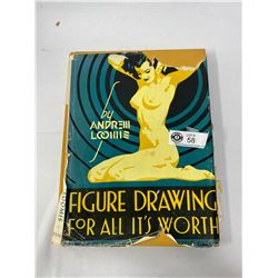 1940s Figure Drawing Hardcover Art Book