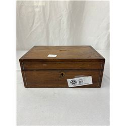 Antique Rosewood Sewing Box 1860 As Is