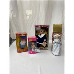 Lot Of 4 Vintage Dolls Still In Box