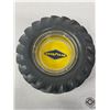 Image 2 : 2 Good Year Rubber Tire Ash Trays With Glass Inserts 6" Wide