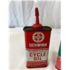 Image 2 : Vintage Schwinn Cycle Oil 4 oz Tin and Singer Sewing Machine 3oz Tin