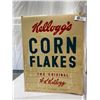 Image 1 : Large Vintage Kellogs Corn Flakes Store Display Ceral Box