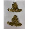 Image 2 : Nice Lot Of 3, Canadian/British WW2 Cap Badges
