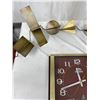 Image 2 : Vintage Mid Century Modern Clock And Mid Century Modern Hanging Art