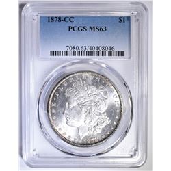 1878-CC MORGAN DOLLAR PCGS MS-63