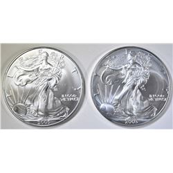 2-2003 BU AMERICAN SILVER EAGLES