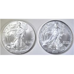 2-2007 BU AMERICAN SILVER EAGLES