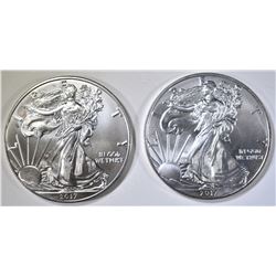 2-2017 BU AMERICAN SILVER EAGLES