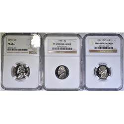 1959 JEFFERSON, NGC PF-68 *, 1980-S JEFFERSON