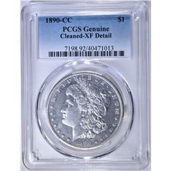 1890-CC MORGAN DOLLAR PCGS GENUINE