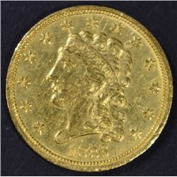 1836 $2.5 GOLD LIBERTY CH BU