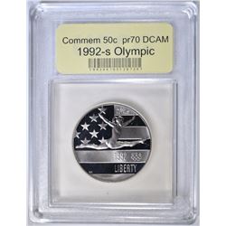 1992-S OLYMPIC COMMEM 50c, USCG PERFECT GEM PROOF