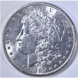1887-S MORGAN DOLLAR CH BU