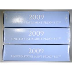 3 2009 U.S. MINT PROOF SETS